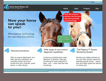 Tablet Screenshot of horsesenseshoes.com